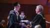 Graduates celebrate during day 2 of DCU Autumn Graduation 2024. Pic: Kyran O’Brien/DCU