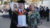 Graduates celebrate during day 2 of DCU Autumn Graduation 2024. Pic: Kyran O’Brien/DCU