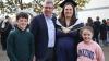 Graduates celebrate during day 2 of DCU Autumn Graduation 2024. Pic: Kyran O’Brien/DCU