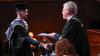 Graduates celebrate during day 2 of DCU Autumn Graduation 2024. Pic: Kyran O’Brien/DCU