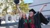 Graduates celebrate during day 2 of DCU Autumn Graduation 2024. Pic: Kyran O’Brien/DCU