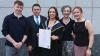 Graduates celebrate during day 2 of DCU Autumn Graduation 2024. Pic: Kyran O’Brien/DCU
