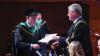 	Graduates celebrate during day 2 of DCU Autumn Graduation 2024. Pic: Kyran O’Brien/DCU