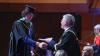 	Graduates celebrate during day 2 of DCU Autumn Graduation 2024. Pic: Kyran O’Brien/DCU