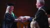Graduates celebrate during day 2 of DCU Autumn Graduation 2024. Pic: Kyran O’Brien/DCU