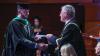 Graduates celebrate during day 2 of DCU Autumn Graduation 2024. Pic: Kyran O’Brien/DCU