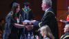 Graduates celebrate during day 2 of DCU Autumn Graduation 2024. Pic: Kyran O’Brien/DCU