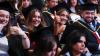 Graduates celebrate during day 3 of DCU Autumn Graduation 2024. Pic: Kyran O’Brien/DCU