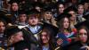 Graduates celebrate during day 3 of DCU Autumn Graduation 2024. Pic: Kyran O’Brien/DCU