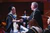 Graduates celebrate during day 3 of DCU Autumn Graduation 2024. Pic: Kyran O’Brien/DCU