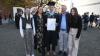 Graduates celebrate during day 3 of DCU Autumn Graduation 2024. Pic: Kyran O’Brien/DCU