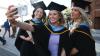 Graduates celebrate during day 3 of DCU Autumn Graduation 2024. Pic: Kyran O’Brien/DCU