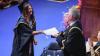 Graduates celebrate during day 3 of DCU Autumn Graduation 2024. Pic: Kyran O’Brien/DCU
