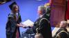 Graduates celebrate during day 3 of DCU Autumn Graduation 2024. Pic: Kyran O’Brien/DCU