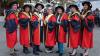 Graduates celebrate during day 3 of DCU Autumn Graduation 2024. Pic: Kyran O’Brien/DCU