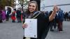 Graduates celebrate during day 3 of DCU Autumn Graduation 2024. Pic: Kyran O’Brien/DCU