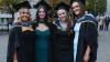 Graduates celebrate during day 3 of DCU Autumn Graduation 2024. Pic: Kyran O’Brien/DCU
