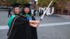 Graduates celebrate during day 4 of DCU Autumn Graduation 2024. Pic: Kyran O’Brien/DCU