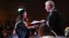 Graduates celebrate during day 4 of DCU Autumn Graduation 2024. Pic: Kyran O’Brien/DCU