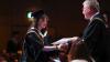 Graduates celebrate during day 4 of DCU Autumn Graduation 2024. Pic: Kyran O’Brien/DCU