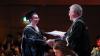 Graduates celebrate during day 4 of DCU Autumn Graduation 2024. Pic: Kyran O’Brien/DCU