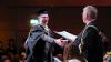 Graduates celebrate during day 4 of DCU Autumn Graduation 2024. Pic: Kyran O’Brien/DCU