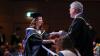 Graduates celebrate during day 4 of DCU Autumn Graduation 2024. Pic: Kyran O’Brien/DCU