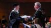 Graduates celebrate during day 4 of DCU Autumn Graduation 2024. Pic: Kyran O’Brien/DCU