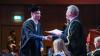 Graduates celebrate during day 4 of DCU Autumn Graduation 2024. Pic: Kyran O’Brien/DCU