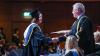 Graduates celebrate during day 4 of DCU Autumn Graduation 2024. Pic: Kyran O’Brien/DCU