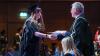 Graduates celebrate during day 4 of DCU Autumn Graduation 2024. Pic: Kyran O’Brien/DCU