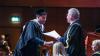 Graduates celebrate during day 4 of DCU Autumn Graduation 2024. Pic: Kyran O’Brien/DCU