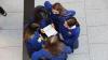 November Open Day - Students looking at Guide