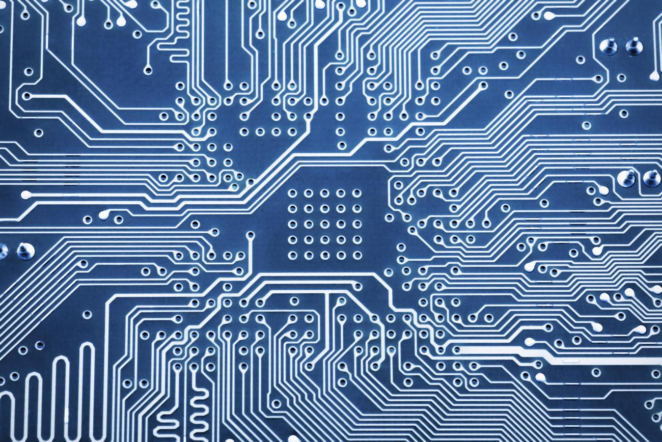 Blue Circuit Board