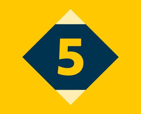 shows digit 5