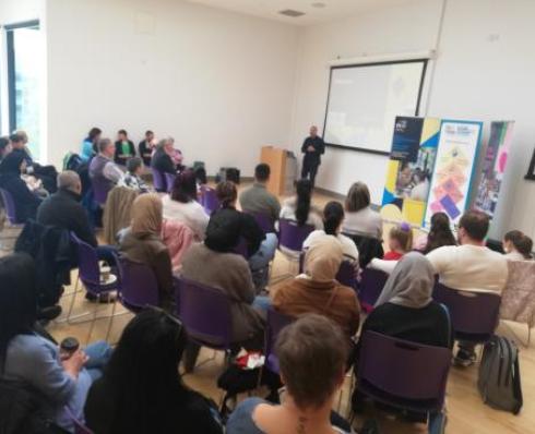 Students participating in Headstart session