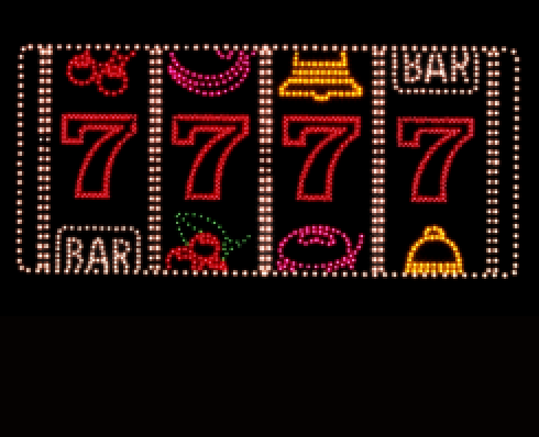Graphic of a slot machine
