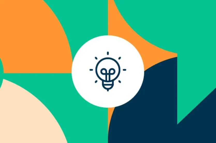 Shows faculty symbols with icon illustrating lightbulb