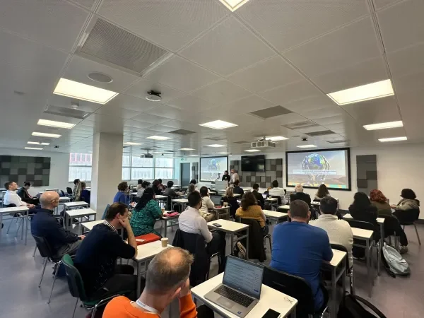 Shows conference in session on DCU's Glasnevin campus