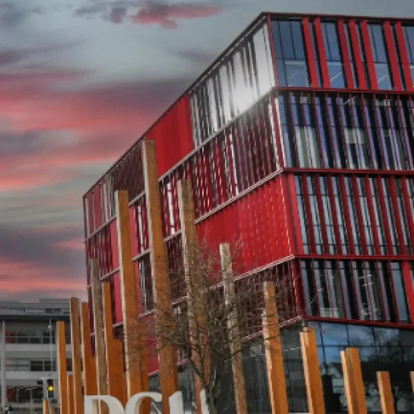 Shows Polaris building in DCU's Glasnevin campus