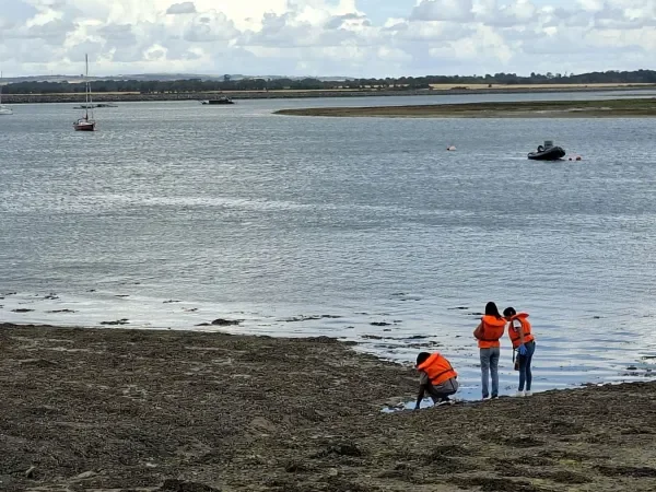 Patrick and team actively sampling at Dublin Bay