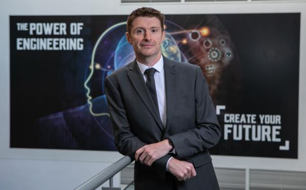 Shows Nigel Kent, Assistant Professor, School of Mechanical and Manufacturing Engineering at DCU