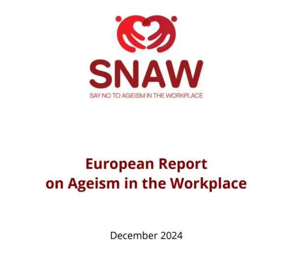 The cover of the European Report on Ageism in the Workplace