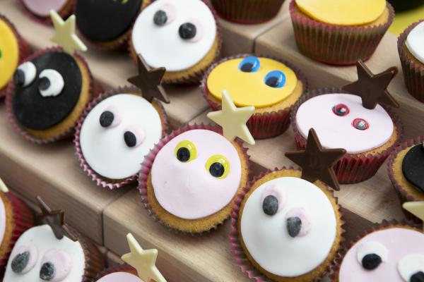 Shows Aishling's fairy buns for DCU Bake Off for Barretstown