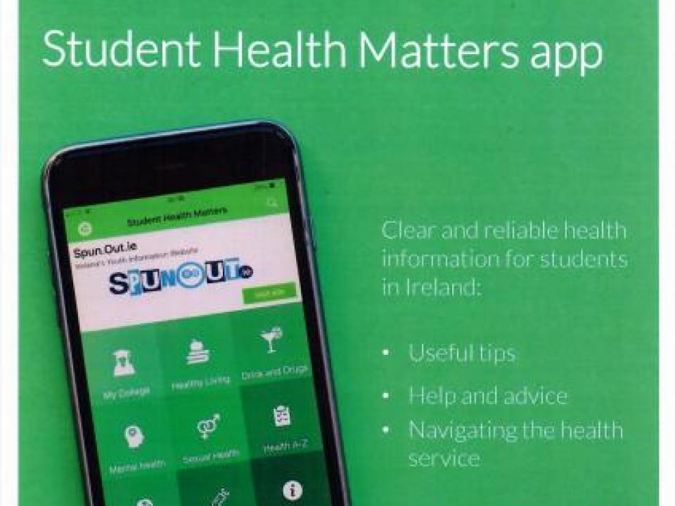 Student Health Matters App poster