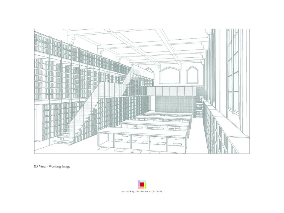 Woodlock Hall Library Design