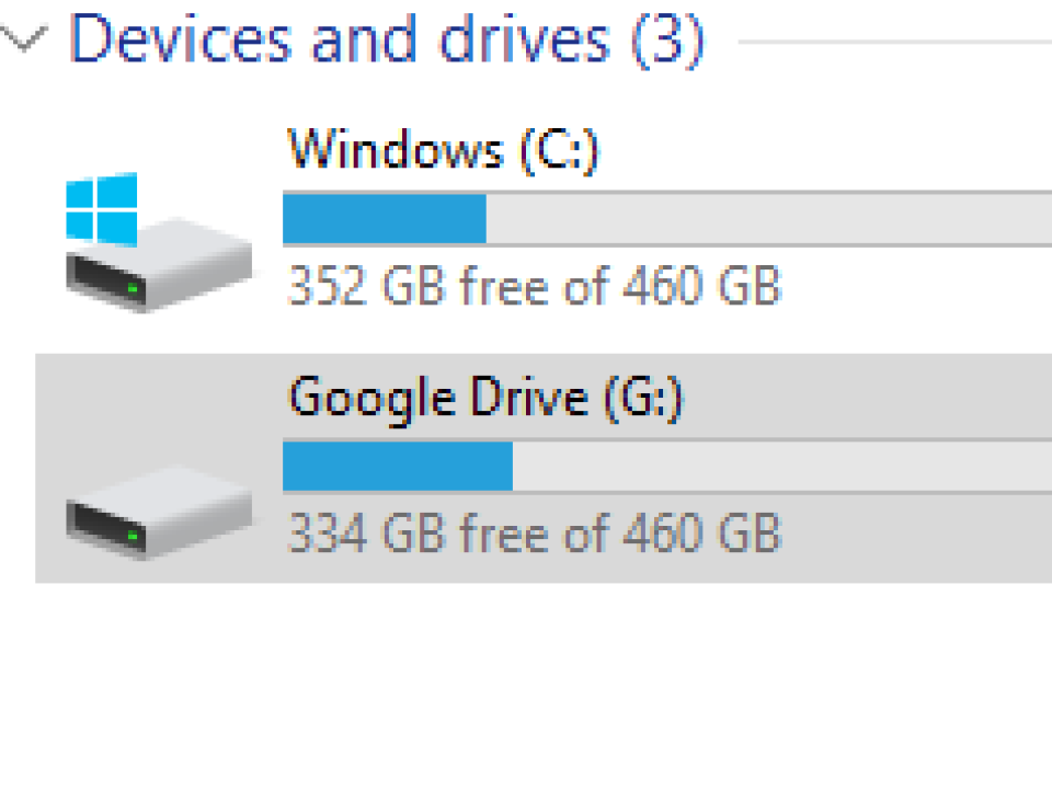 Google drive for Desktop