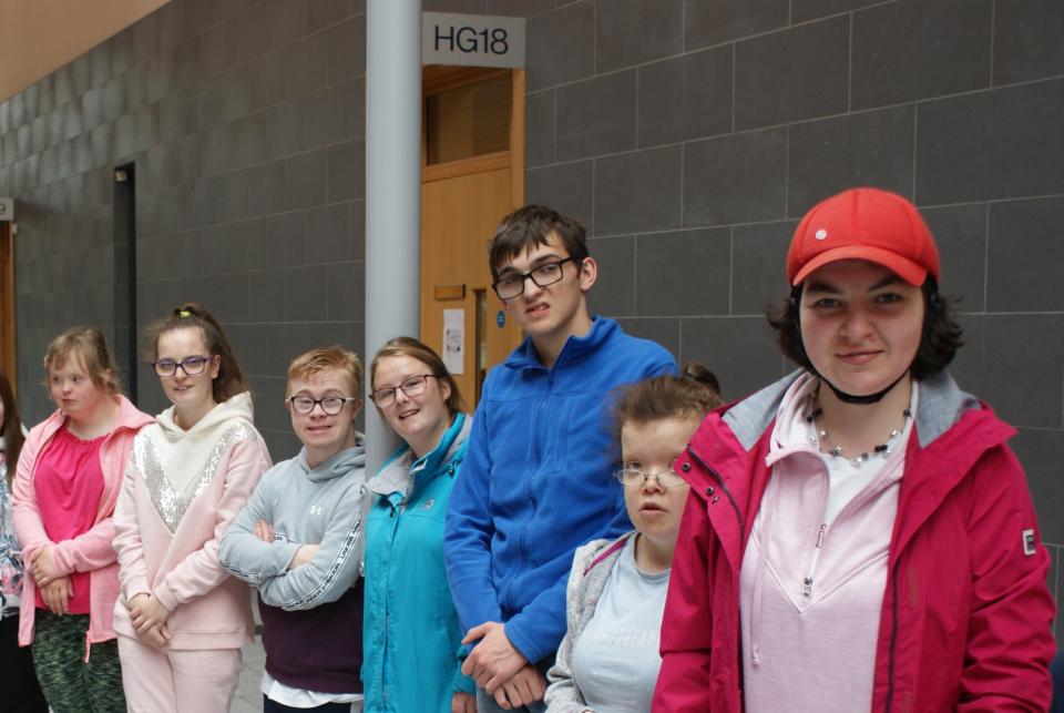 Group of learners on DCU Ability campus course