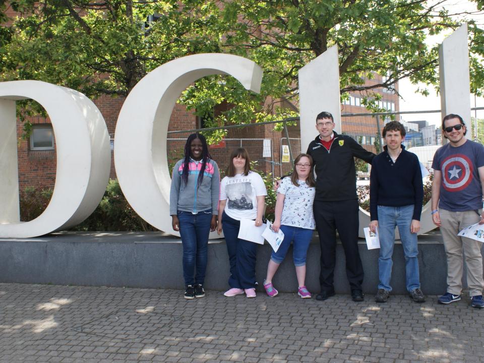 Group of learners from DCU Ability campus course