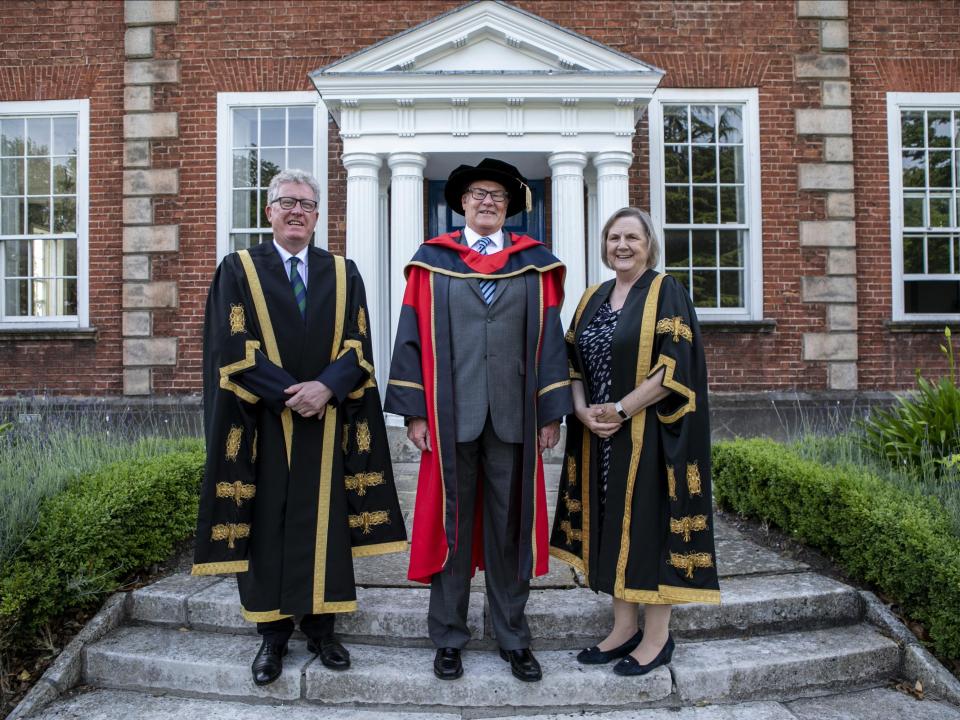 Sjur Bergan receives honorary doctorate from DCU